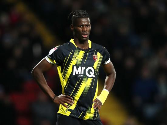 Watford hold on for a point after Vakoun Bayo sees red against Stoke