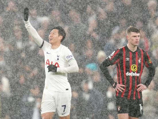 Son Heung-min helps Spurs battle past in-form Bournemouth to end year on high