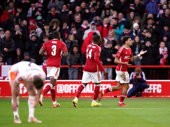 Forest battle from two goals down to earn FA Cup replay against Blackpool