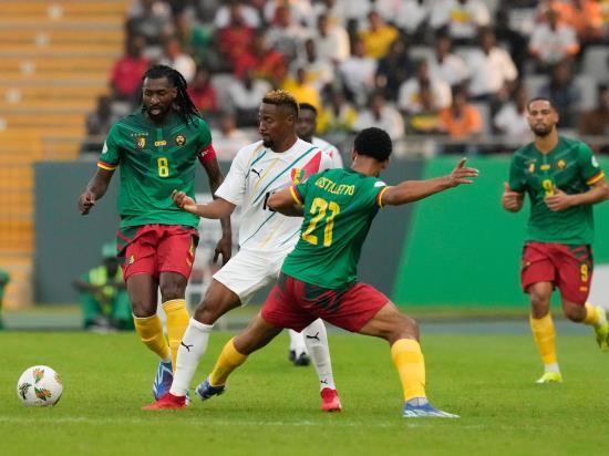 Cameroon held by 10-man Guinea in their Africa Cup of Nations opener
