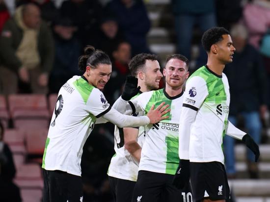Darwin Nunez and Diogo Jota doubles send Liverpool five points clear at the top