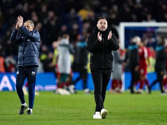 Roberto De Zerbi admits Brighton are dropping too many points after Wolves draw