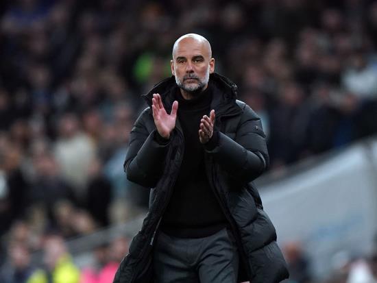 Pep Guardiola hails ‘unbelievable’ performance from Man City in win at Tottenham