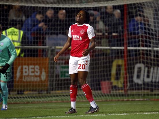 Charlie Adam backs Promise Omochere to learn from costly red as Fleetwood held