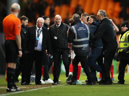 John Mousinho condemns supporter who chased after referee Craig Hicks