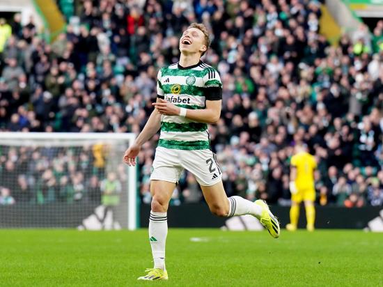 Luis Palma misses penalty twice but Alistair Johnston effort enough for Celtic