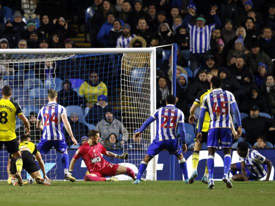 Sheffield Wednesday’s winless run continues with draw against Watford