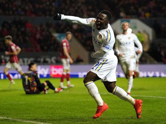 Leeds up to second as Wilfried Gnonto goal earns deserved win at Bristol City