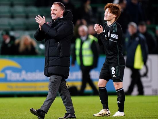 Brendan Rodgers hails Celtic’s ‘immense heart’ in victory at Hibernian