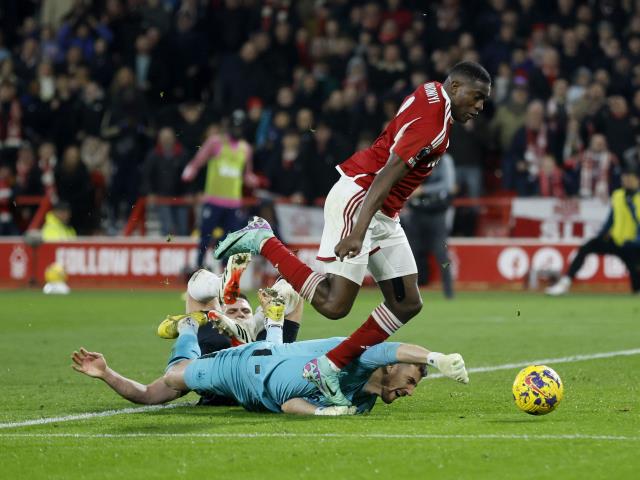 Nuno Espirito Santo frustrated as Nottingham Forest denied ‘clear penalty’