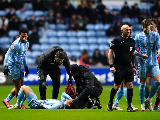 Coventry’s Tatsuhiro Sakamoto suffers ‘terrible’ injury in Preston defeat