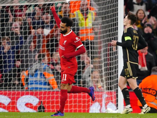 Mohamed Salah claims record-breaking goal as Liverpool hit Sparta Prague for six