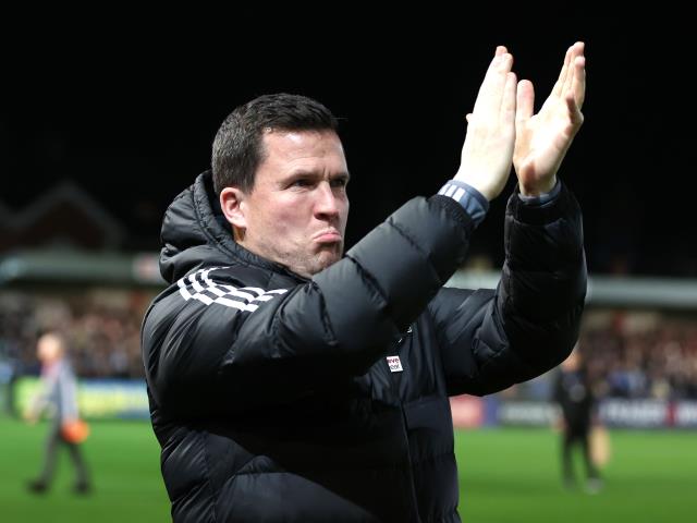 Gary Caldwell hails 10-man Exeter’s character in win over Burton