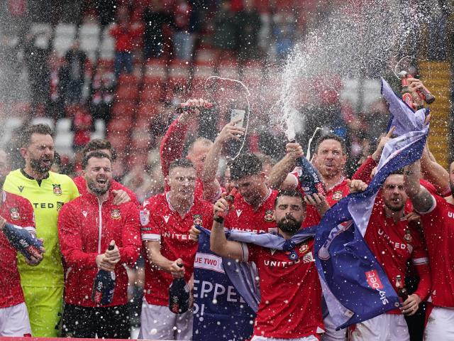 Ryan Reynolds hails ‘ride of our lives’ as Wrexham claim successive promotions