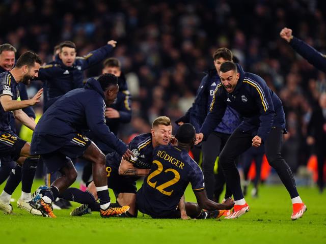 Penalty heartache for Manchester City as Real Madrid end Champions League dream