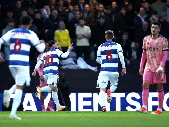 QPR seal Championship survival with thumping win as Leeds’ top-two hopes hit