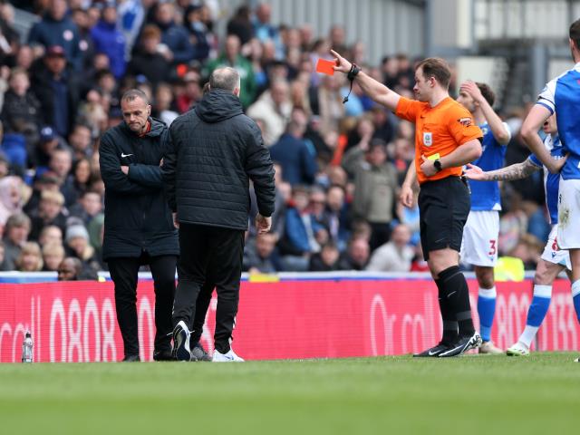 John Eustace sent off as Blackburn are frustrated by Coventry