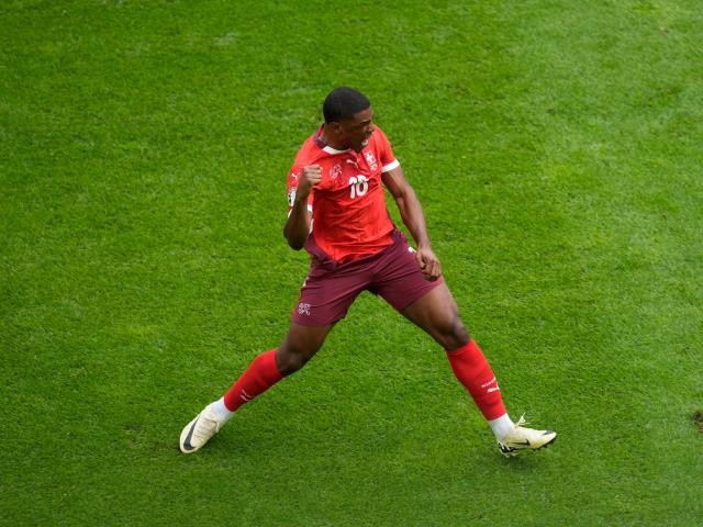Kwadwo Duah nets his first goal for Switzerland in win over Hungary at Euro 2024