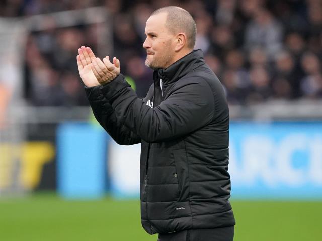 Mark Robinson raises a glass to his Brewers for taking a point from Rotherham