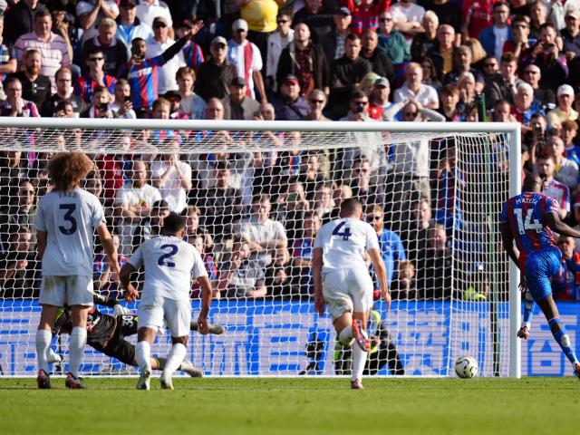 Jean-Philippe Mateta’s stoppage-time penalty salvages a draw for Crystal Palace