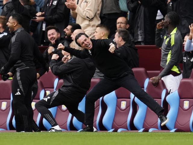 Unai Emery admits Villa’s first-half performance did not meet his standards