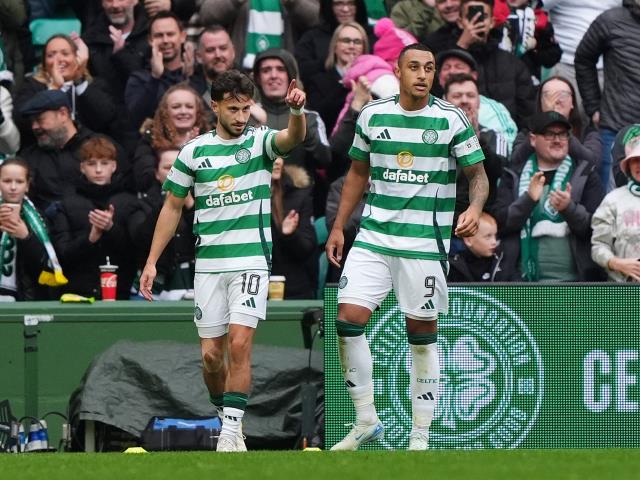 Nicolas Kuhn inspires Celtic to quarter-final victory over impressive Falkirk