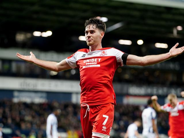 Hayden Hackney fires Middlesbrough to back-to-back league wins at West Brom