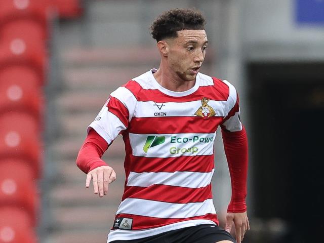 Jordan Gibson’s brace helps Doncaster to victory at 10-man Grimsby