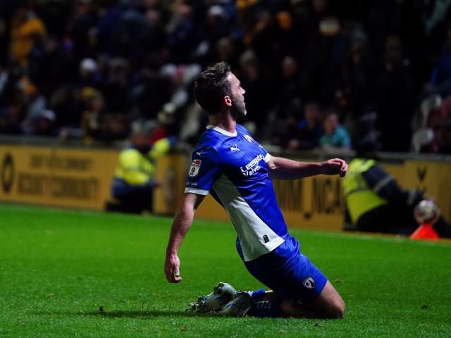 Will Grigg on fire again in Chesterfield’s draw with Colchester