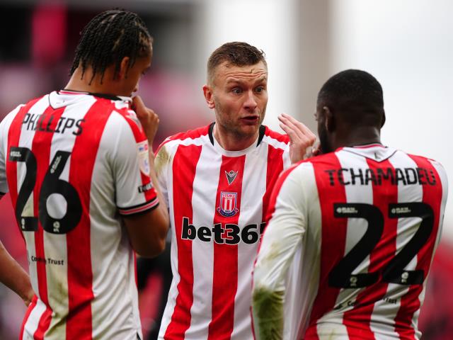 Stoke captain Ben Gibson heads in late winner to see off Derby