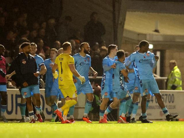 Nile Ranger header helps Kettering stun Northampton to reach FA Cup second round