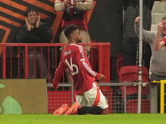 Amad Diallo double ends Manchester United’s year-long wait for a European win