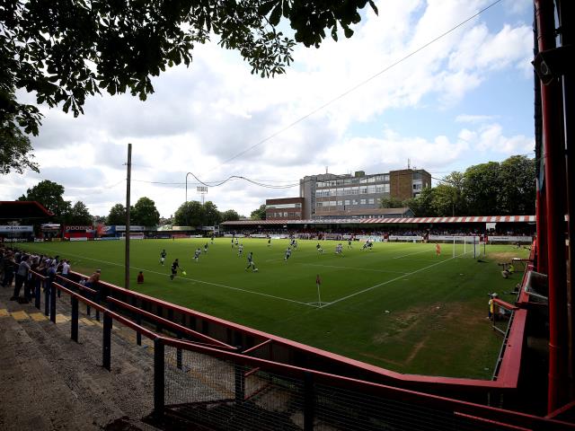 Wealdstone win against nine-man Aldershot