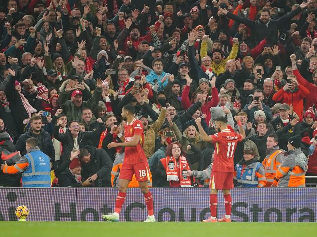 Liverpool beat Aston Villa to go five points clear at Premier League summit