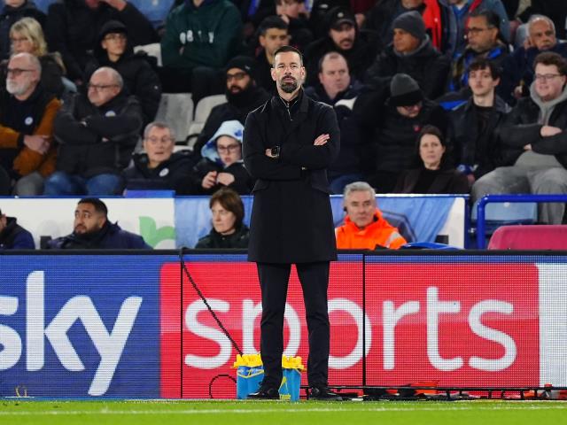 Ruud van Nistelrooy says Leicester face ‘huge mountain’ to avoid relegation