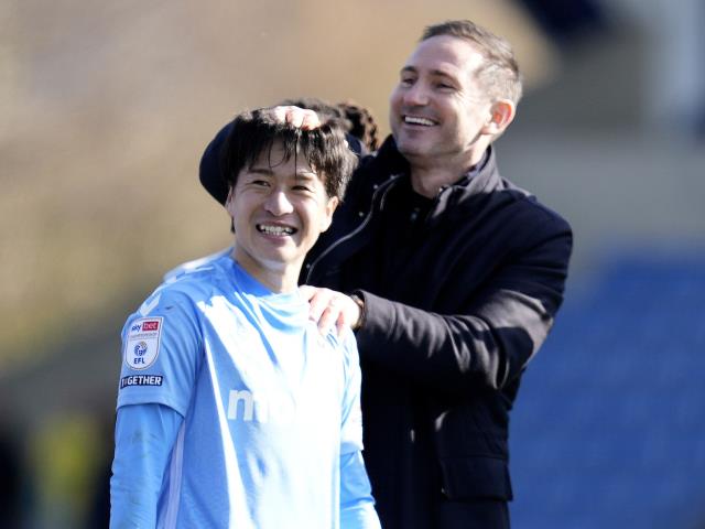 Coventry boss Frank Lampard praises Tatsuhiro Sakamoto after beating Oxford