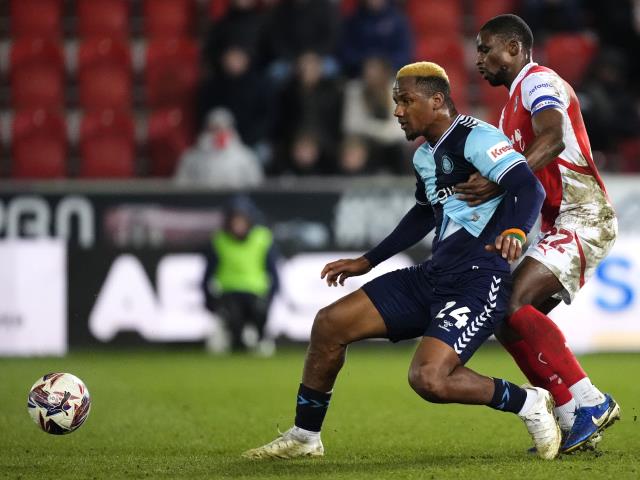 Wycombe win at Rotherham to move into automatic promotion places