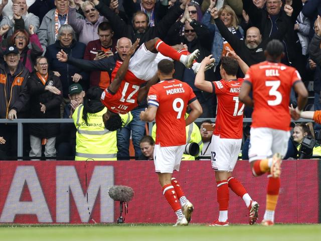 Luton breathe life into survival hopes with victory at relegation rivals Derby