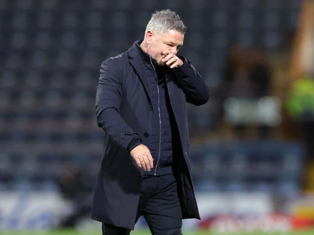 Tony Docherty ‘hugely frustrated’ by officials as Dundee go down to Motherwell