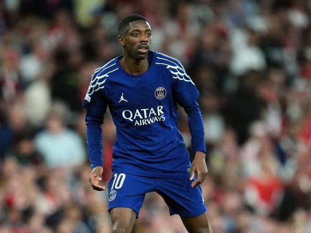 Ousmane Dembele passed fit for PSG’s semi-final second leg with Arsenal