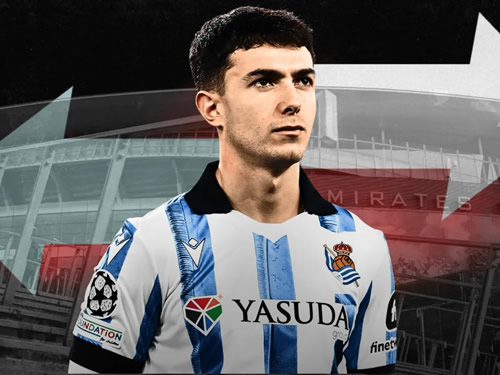 EXCLUSIVE: Martin Zubimendi to become Arsenal's first summer signing