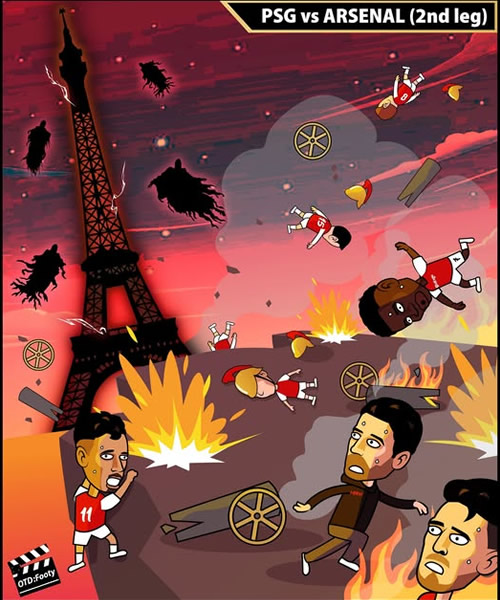 Daily Laugh - PSG vs ARSENAL (2nd leg)
