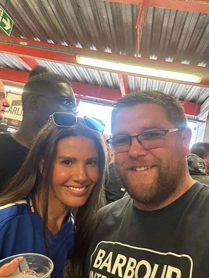 Rebekah Vardy enjoys pints with Leicester fans after major loss in Coleen Rooney saga