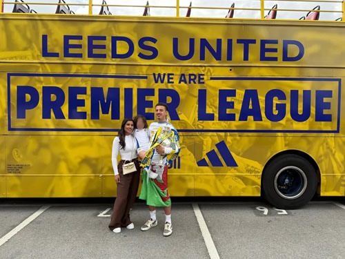 'FULL SUPPORT' Leeds forced to issue statement as pic of Ethan Ampadu’s son wearing Galatasaray shirt emerges after fan tragedy