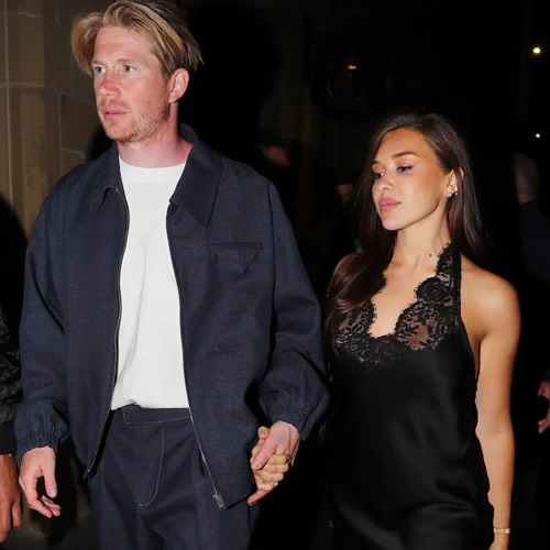 CITY SLICKERS Foden’s girlfriend Rebecca goes braless in revealing outfit as she steals show at De Bruyne’s Man City leaving party