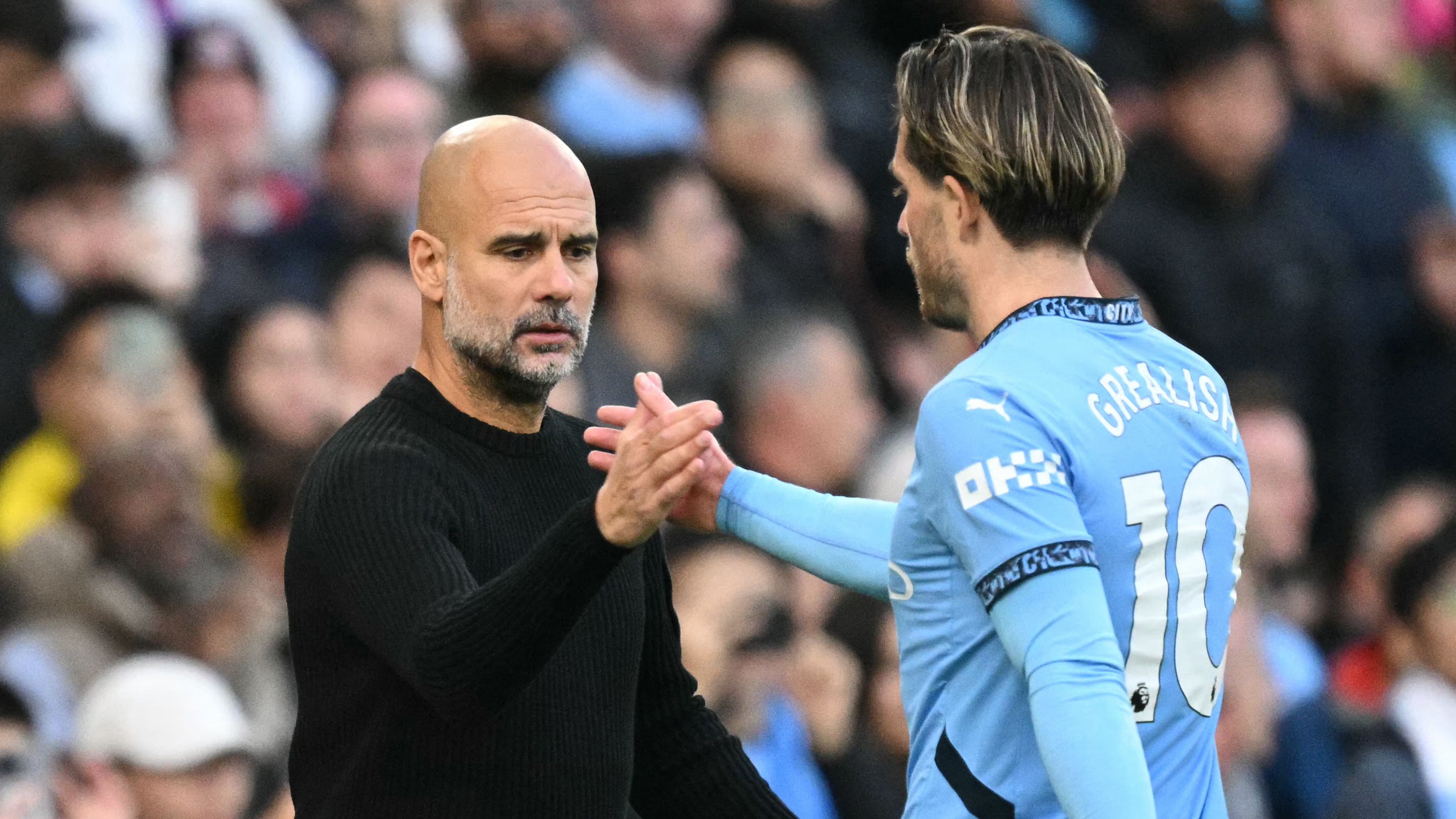 'Here or another club' - Pep Guardiola suggests Jack Grealish will leave Man City over playing time but strongly denies reports of feud with £100m winger