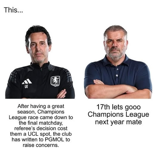 Daily Laugh - EPL teams in UCL next year