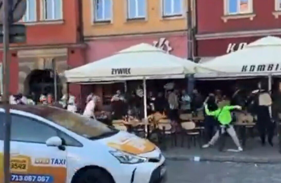 Chelsea and Real Betis fans clash in ugly scenes as police use tear gas