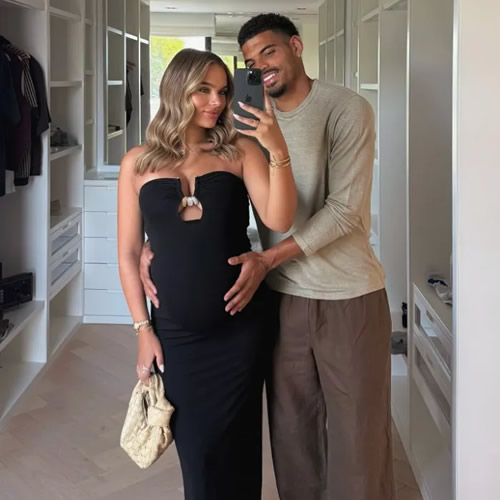 WHITE HOT England star Morgan Gibbs-White’s girlfriend puts on busty display in revealing outfit for ‘date night’ on holiday