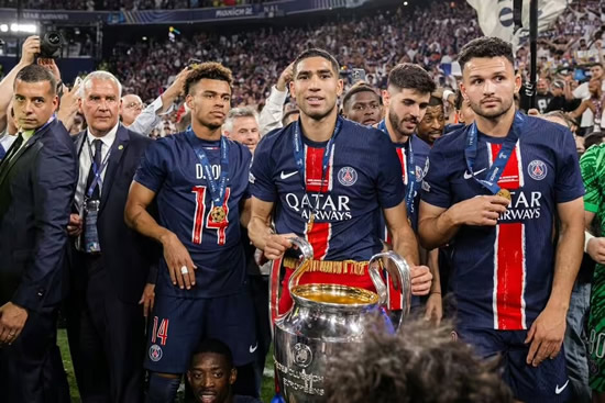 Man Utd 'in transfer talks' for PSG star as Champions League winners demand £50m
